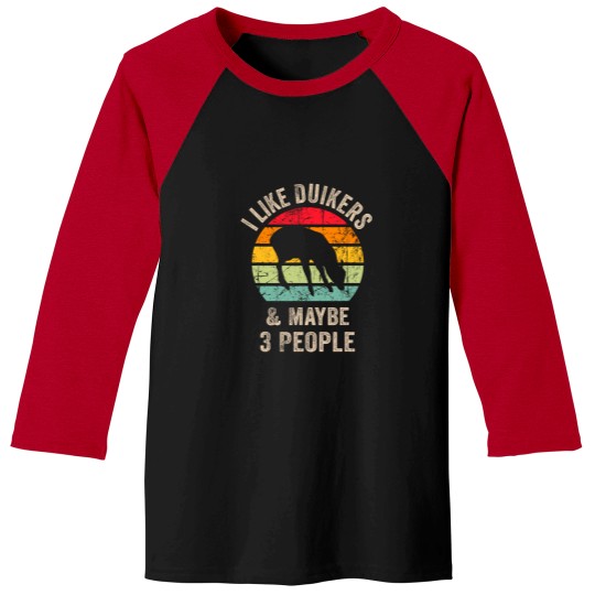 Discover funny vintage duikers antelope i like duikers and maybe 3 p Baseball Tees