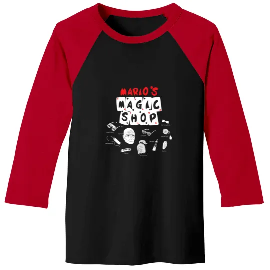 Discover Mario'S Magic Shop - Dark T-Shirt Baseball Tees