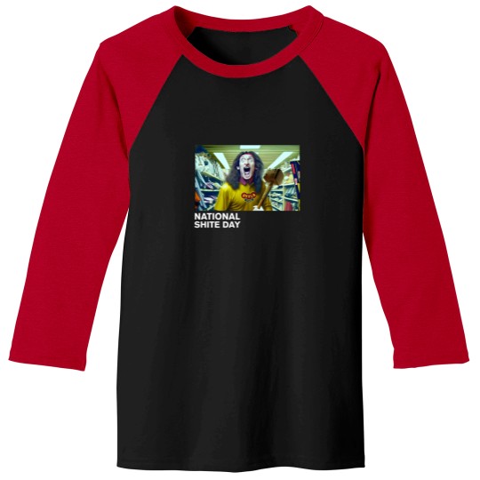 Discover National Shite Day - Half Man Half Biscuit Baseball Tees