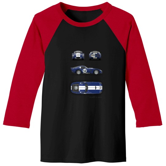 Discover Shelby Cobra Daytona Coupe (3) Baseball Tees
