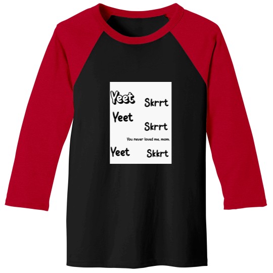 Discover Yeet Skrrt pack 2 Baseball Tees