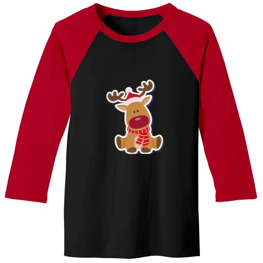 Discover Reindeer T-Shirt - Kids  Adults Reindeer Christmas Shirt Baseball Tees
