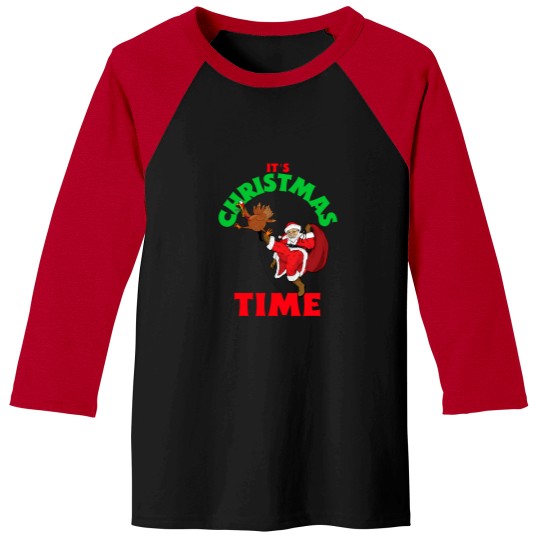 Discover It'S Christmas Time Christmas Shirt Baseball Tees