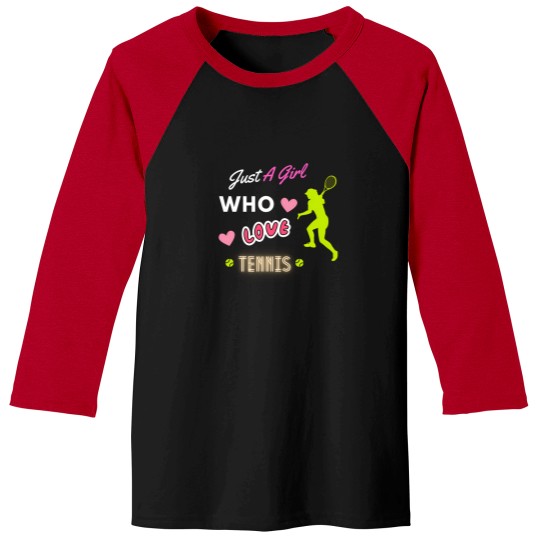 Discover Just A Girl Who Loves Tennis - Love And Funny Tennis - Essential T-Shirt Baseball Tees