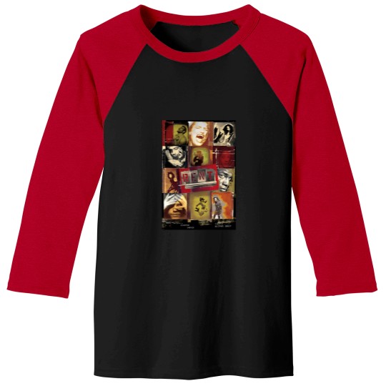Discover Vintages Rent Rock Musical, Signed By Complete Original Cast 1996 Baseball Tees