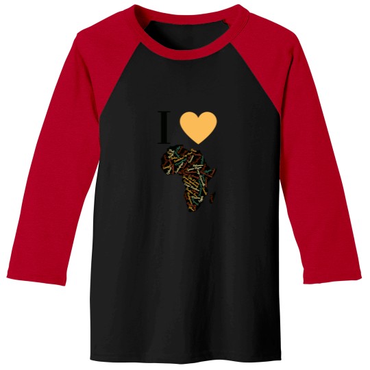Discover I Love Africa Pays d Afrique in French Baseball Tees