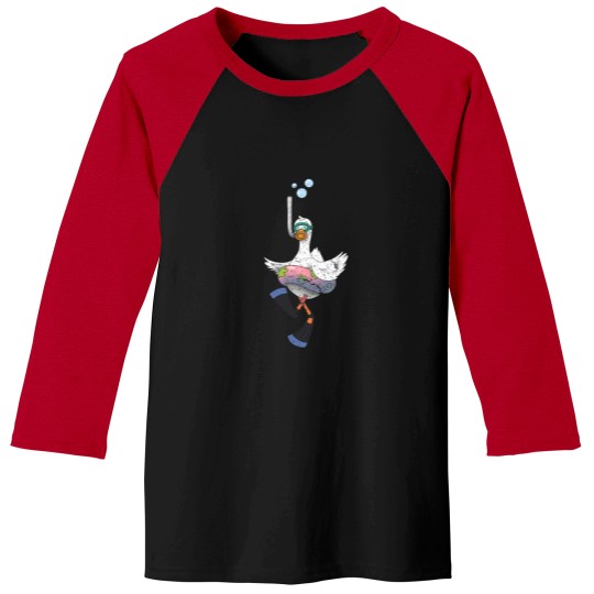 Discover diving duck Baseball Tees