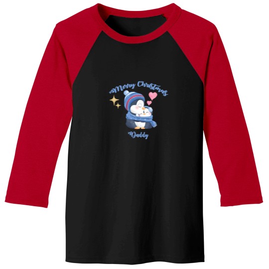 Discover Cute Penguin Merry Christmas- Merry Christmas Daddy Baseball Tees