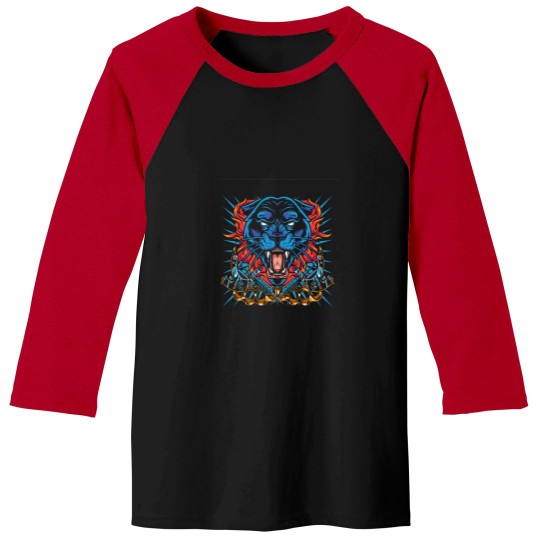 Discover Vintage illustrationFitted V-Neck(1) Baseball Tees
