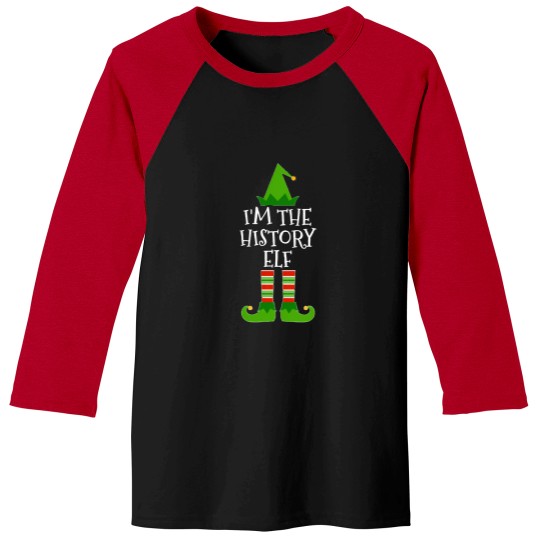 Discover I'M The History Elf Matching Family Group Christmas Graphic Baseball Tees