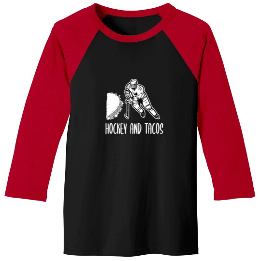 Discover Hockey And Tacos 18 Baseball Tees
