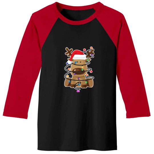 Discover Cute Christmas Reindeer 36 Baseball Tees