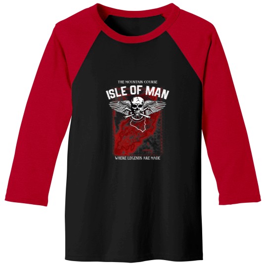 Discover Isle Of Man Baseball Tee - National Pride