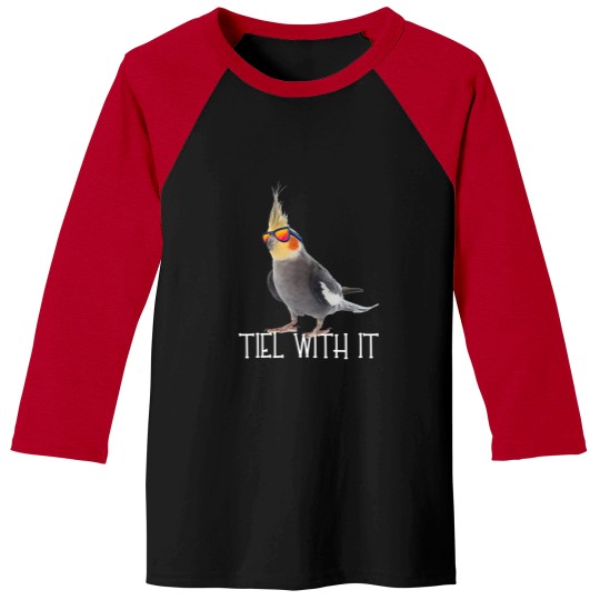 Discover cockatiel - teil with it - grey cockatiel bird owner Baseball Tees
