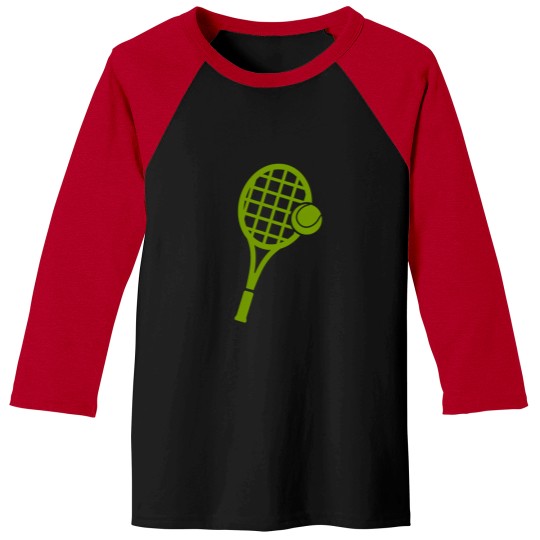 Discover Tennis Racquet Baseball Tees