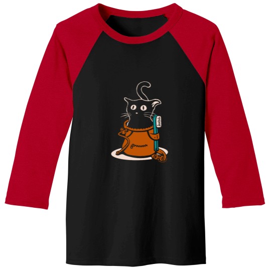 Discover Cat in a Chalk Bag  Rock Climbing Baseball Tees