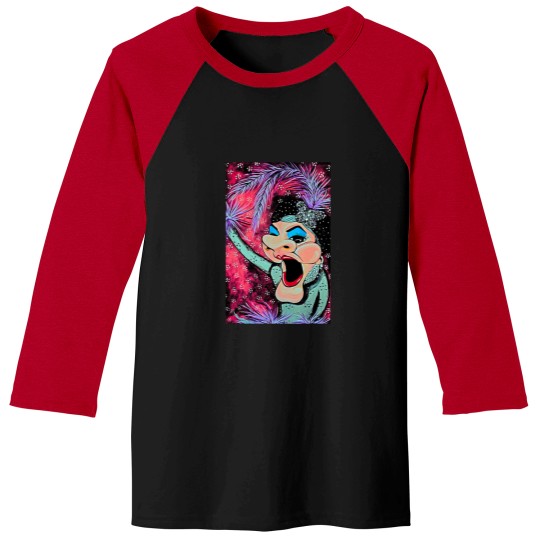 Discover Madame Sticker Baseball Tees