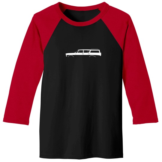 Discover Car-Silhouette---For-1960-Rambler-Classic-Station-Wagon T-Shirt Baseball Tees