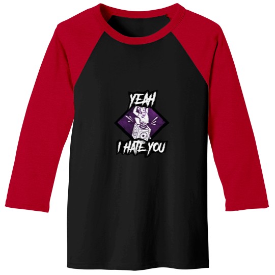 Discover Yeah I hate you Pop Goes The Weasel killer perk DBD Dead by Daylight Baseball Tees