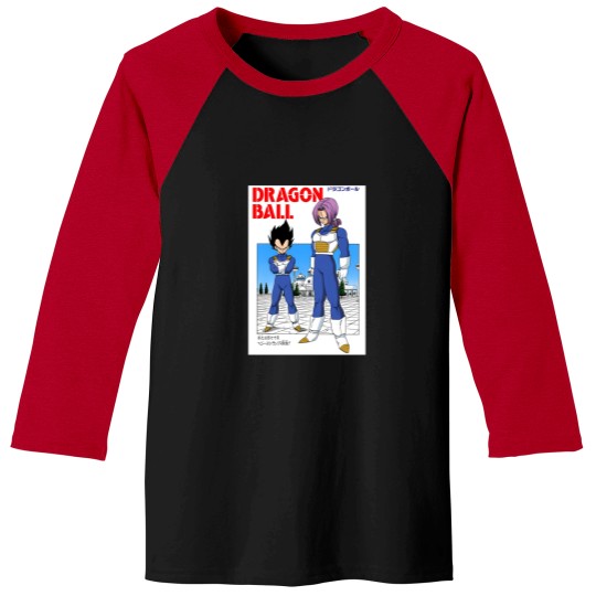 Discover DBZ Vegeta & Trunks Manga Cover Baseball Tees