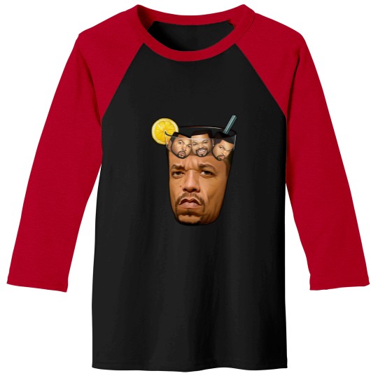 Discover Ice Cube Ice Tea Baseball Tee: Fun Design with Logo