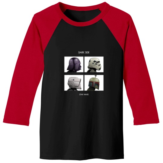Discover Star Warsss Dark Side Album Cover Character Panels Baseball Tees