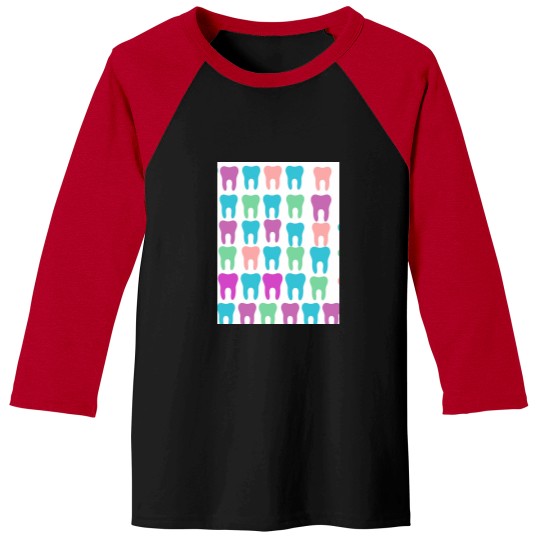 Discover Dental colorGraphic Baseball Tees