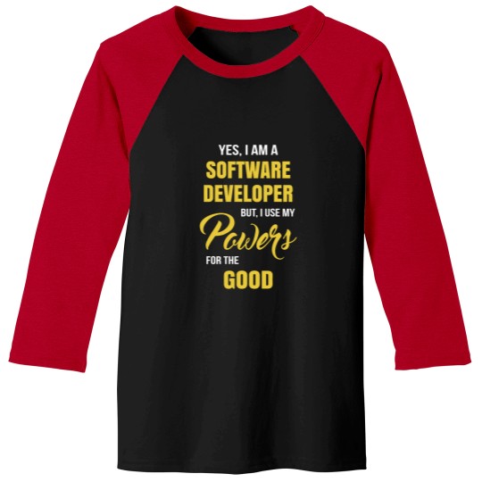 Discover Funny Software Developer Baseball Tees
