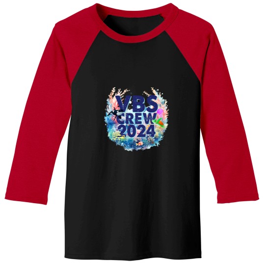 Discover VBS Crew 2024 SCUBAss Divingss Underwater Vacation Bible School Baseball Tees