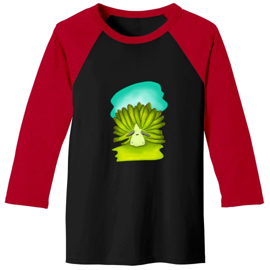 Discover Cute leaf sheep design Active Baseball Tees