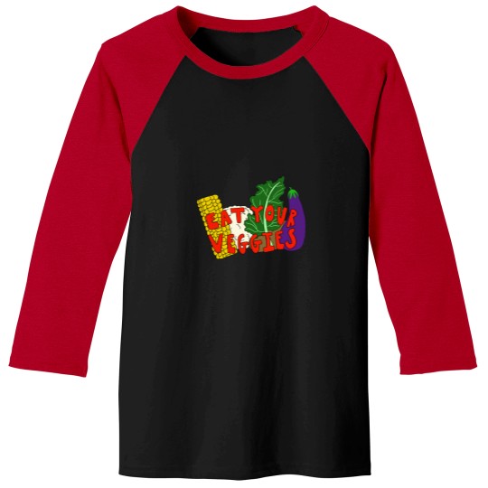 Discover Eat Your Veggies! Baseball Tees