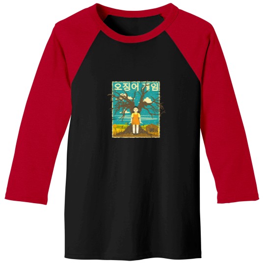 Discover Squid Cosplay Red Light Green Light 5 Baseball Tees