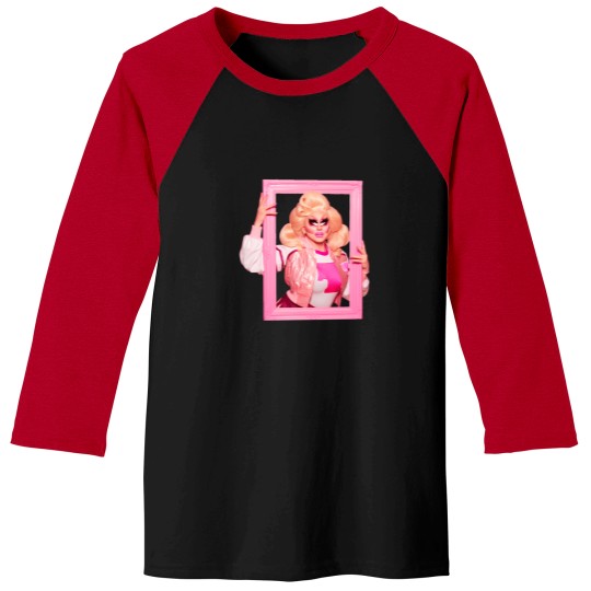 Discover Trixie Mattel Pattern Box Baseball Tees