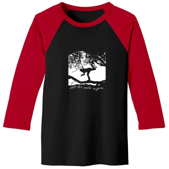 Discover Tom Waits   All The World Is Gree Baseball Tees