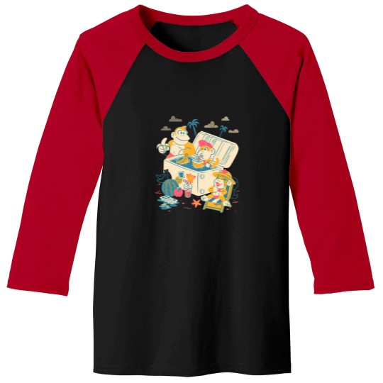 Discover Tropical Heatwave Baseball Tees
