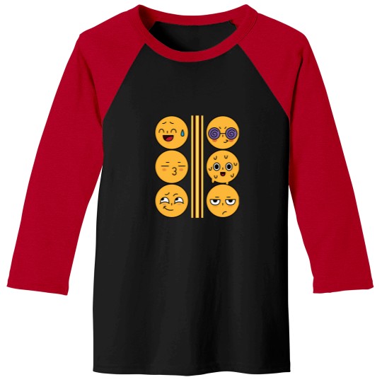 Discover Emoji Baseball Tees