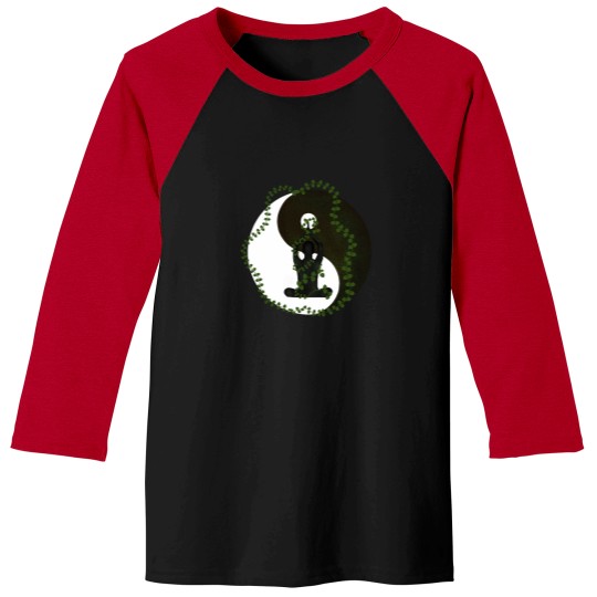 Discover Yoga Meditation Mindfulness Themed Design Baseball Tees