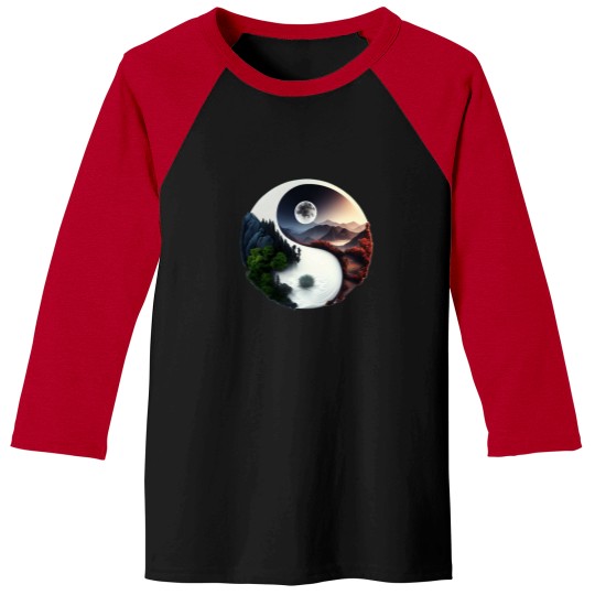 Discover Yin-Yang Nature Active Baseball Tees