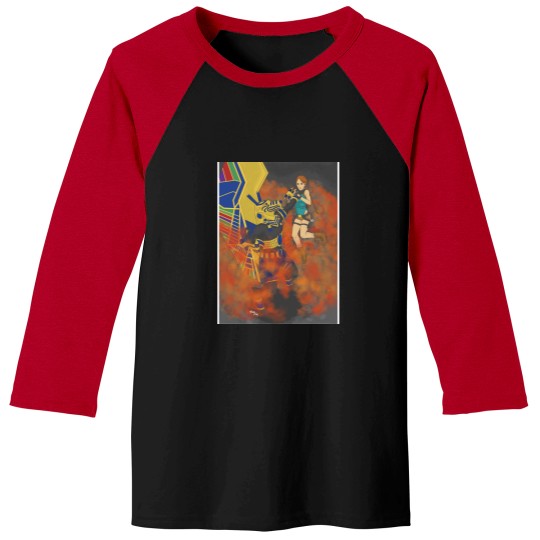 Discover Lara v Set Baseball Tees