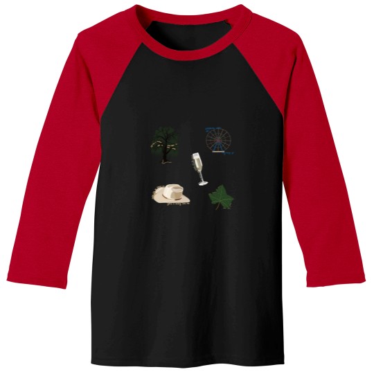Discover evermore with lyrics Baseball Tees