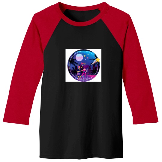 Discover 80S Vibes Night Party 1 Baseball Tees