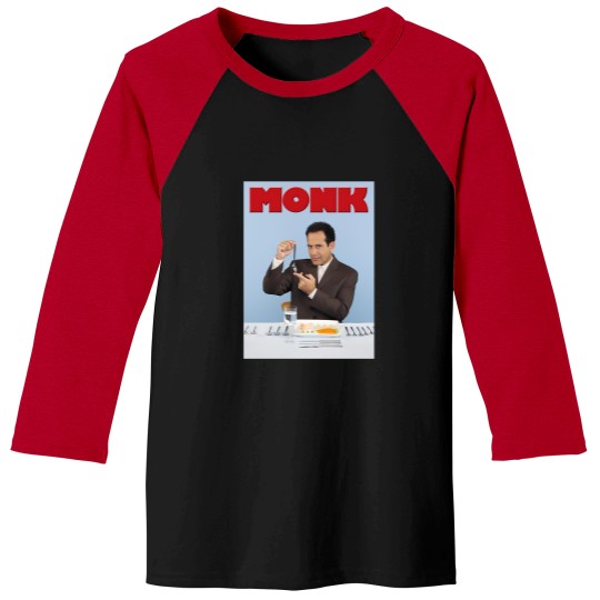 Discover Adrian Monk Poster Series Baseball Tees