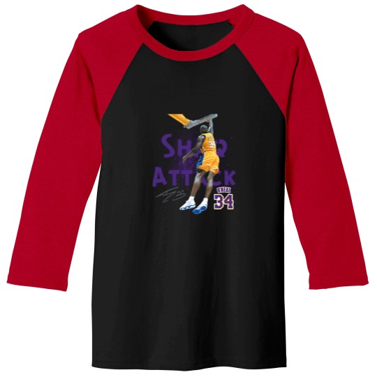 Discover Shaq Attack Baseball Tees