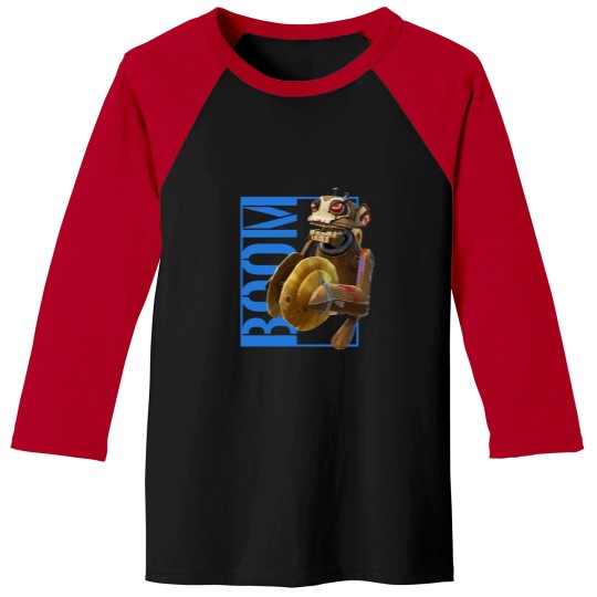 Discover booms jumpsuit Baseball Tees