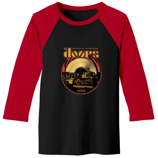 Discover The Doors Band Logo Baseball Tee - Concert Merchandise