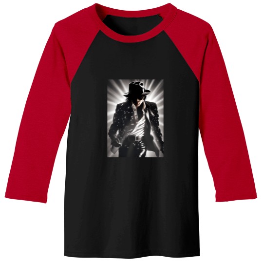 Discover King Of Pop Baseball Tees