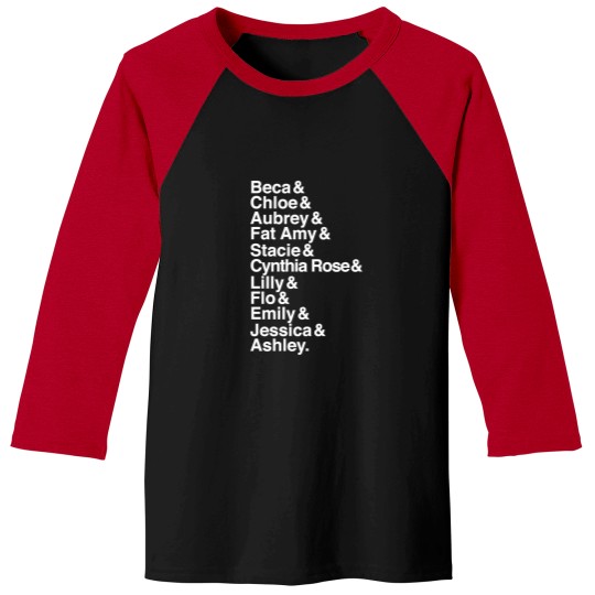Discover bellas fat amy version Baseball Tees