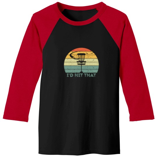 Discover Funny Vintage Disc Golf Frisbee Golf Baseball Tee