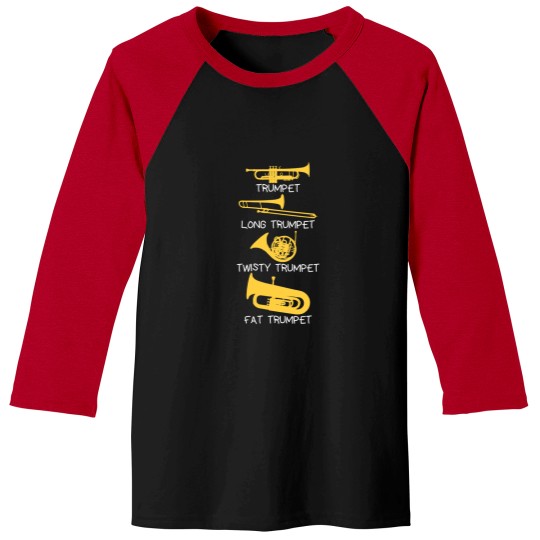 Discover Funny types of trumpet1 Baseball Tees