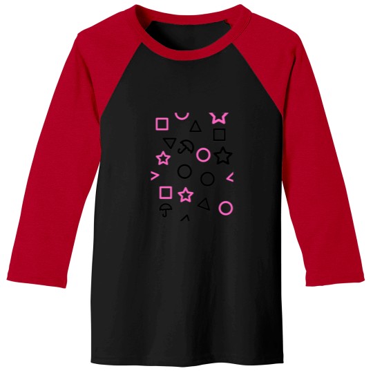 Discover Squid Cosplay Symbols 2 Baseball Tees